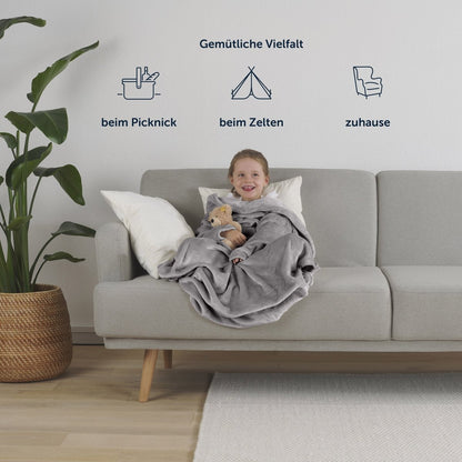 Ärmeldecke Kinder 90x105cm - OEKO-TEX zertifiziert-