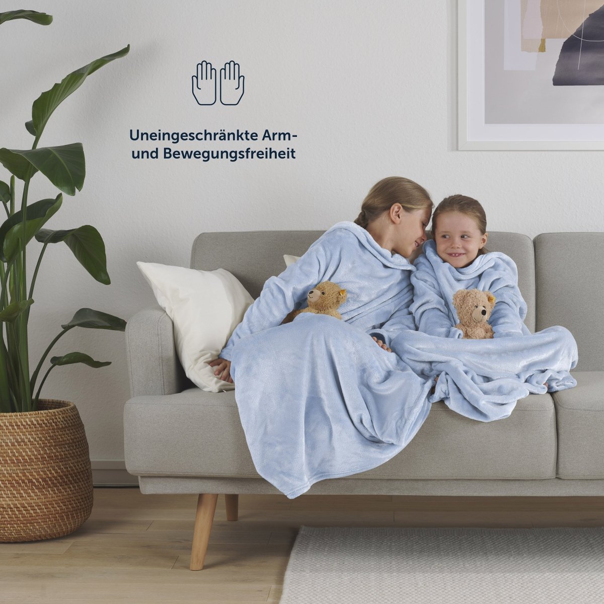Ärmeldecke Kinder 90x105cm - OEKO-TEX zertifiziert-