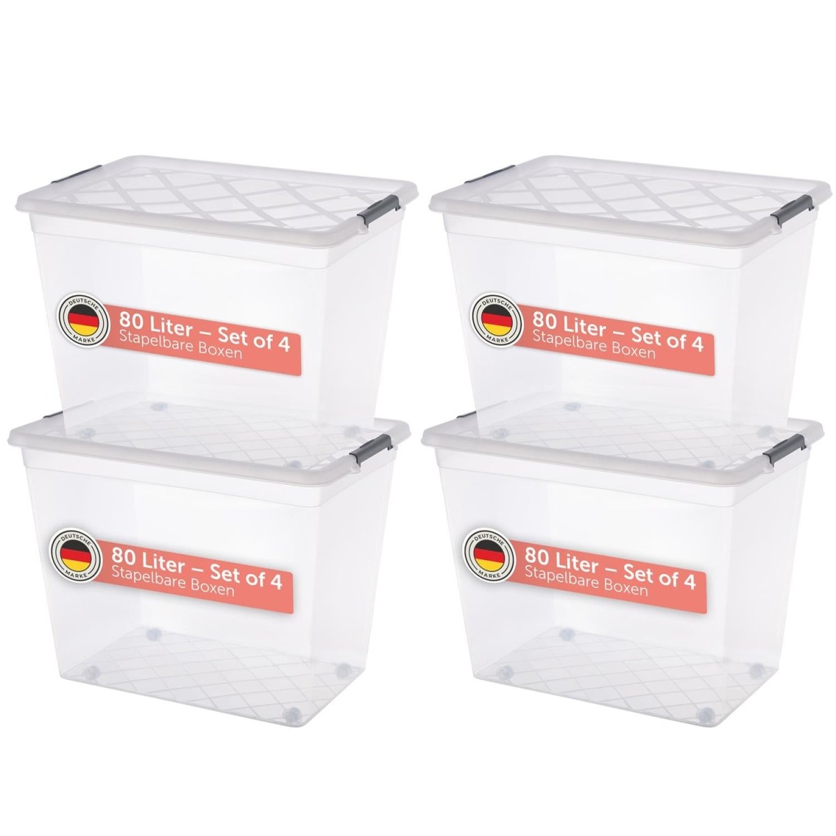 AUFBEWAHRUNGSBOX Magni mit Verschlussclips - 