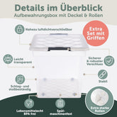 AUFBEWAHRUNGSBOX Magni mit Verschlussclips - 