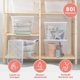 AUFBEWAHRUNGSBOX Magni mit Verschlussclips - 