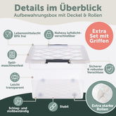 AUFBEWAHRUNGSBOX Magni mit Verschlussclips - 