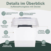 AUFBEWAHRUNGSBOX Magni mit Verschlussclips - 