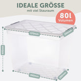 AUFBEWAHRUNGSBOX Magni mit Verschlussclips - 