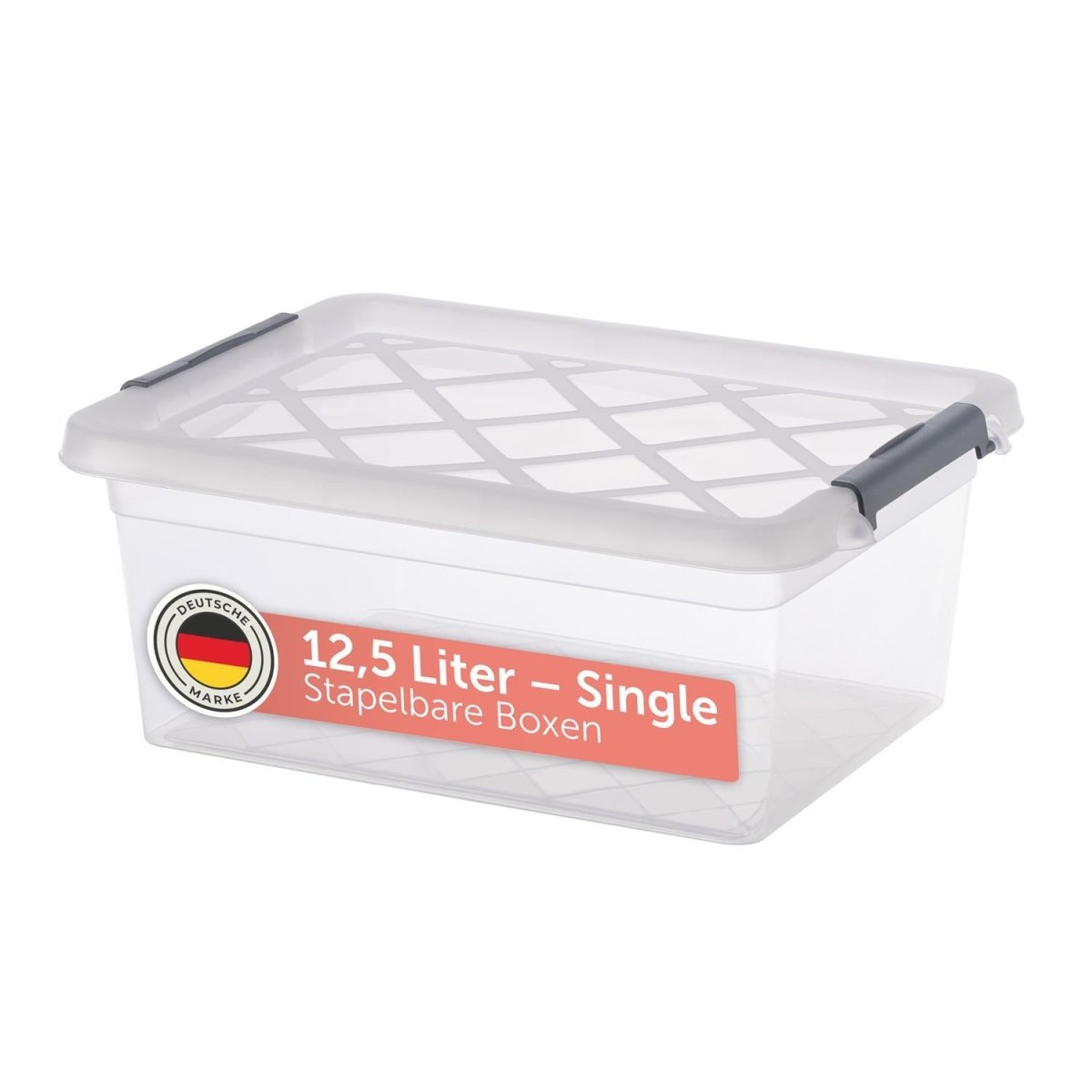 AUFBEWAHRUNGSBOX Magni mit Verschlussclips - 
