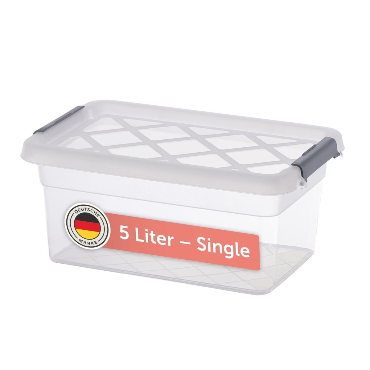 AUFBEWAHRUNGSBOX Magni mit Verschlussclips - 