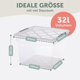 AUFBEWAHRUNGSBOX Magni mit Verschlussclips - 