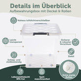 AUFBEWAHRUNGSBOX Magni mit Verschlussclips - 