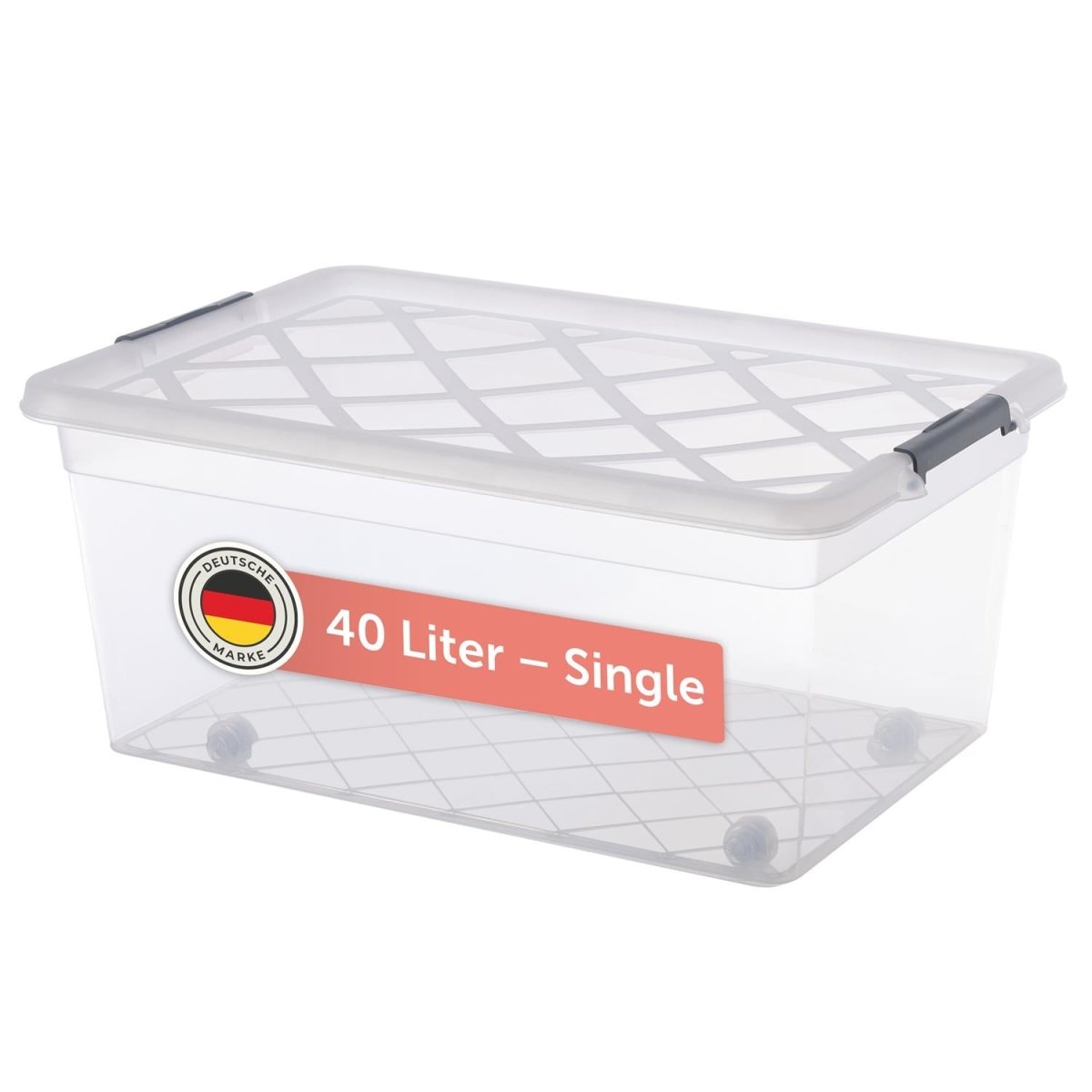 AUFBEWAHRUNGSBOX Magni mit Verschlussclips - 