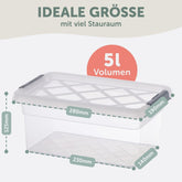 AUFBEWAHRUNGSBOX Magni mit Verschlussclips - 