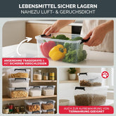 AUFBEWAHRUNGSBOXEN OLLE mit Deckel - Stapelbar & Robust - BPA - Frei & Lebensmittelecht - 