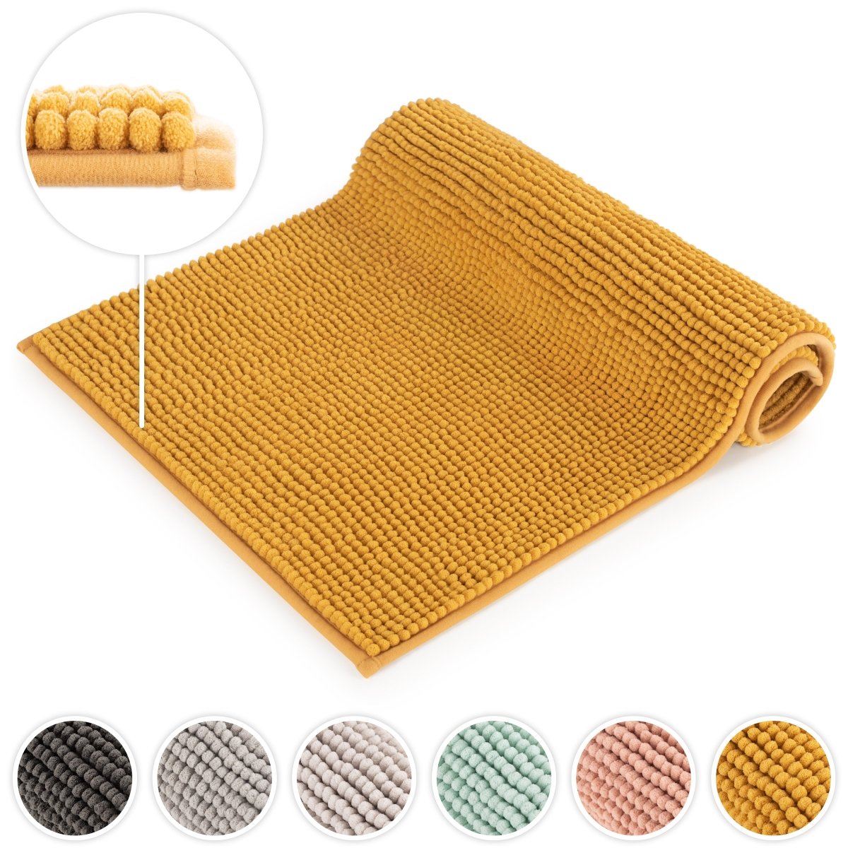 BADEMATTE Chenille rutschfest - 