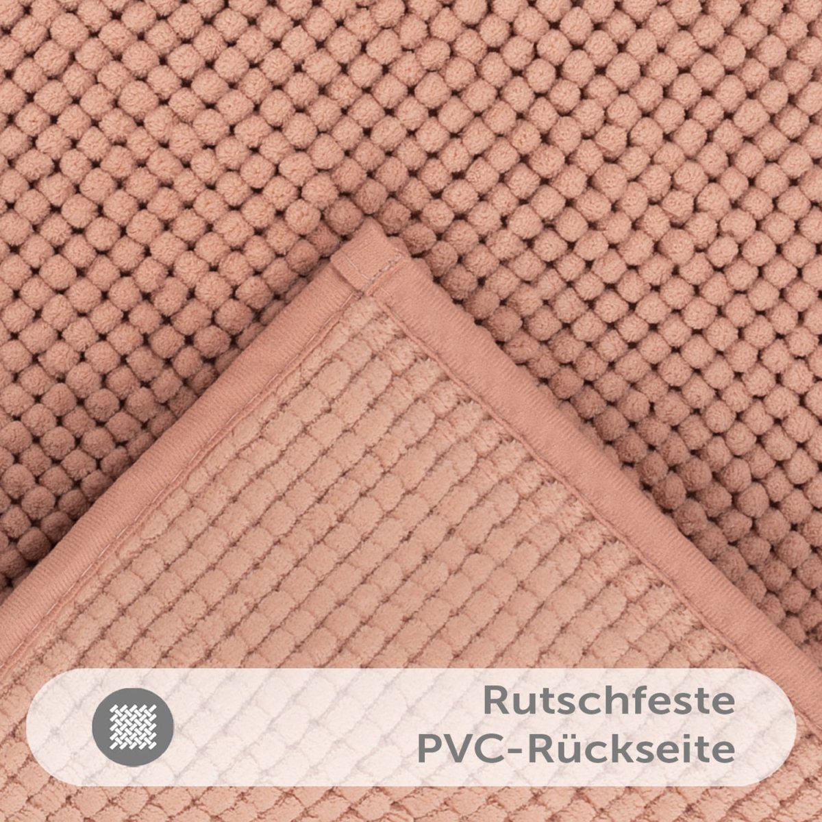 BADEMATTE Chenille rutschfest - 