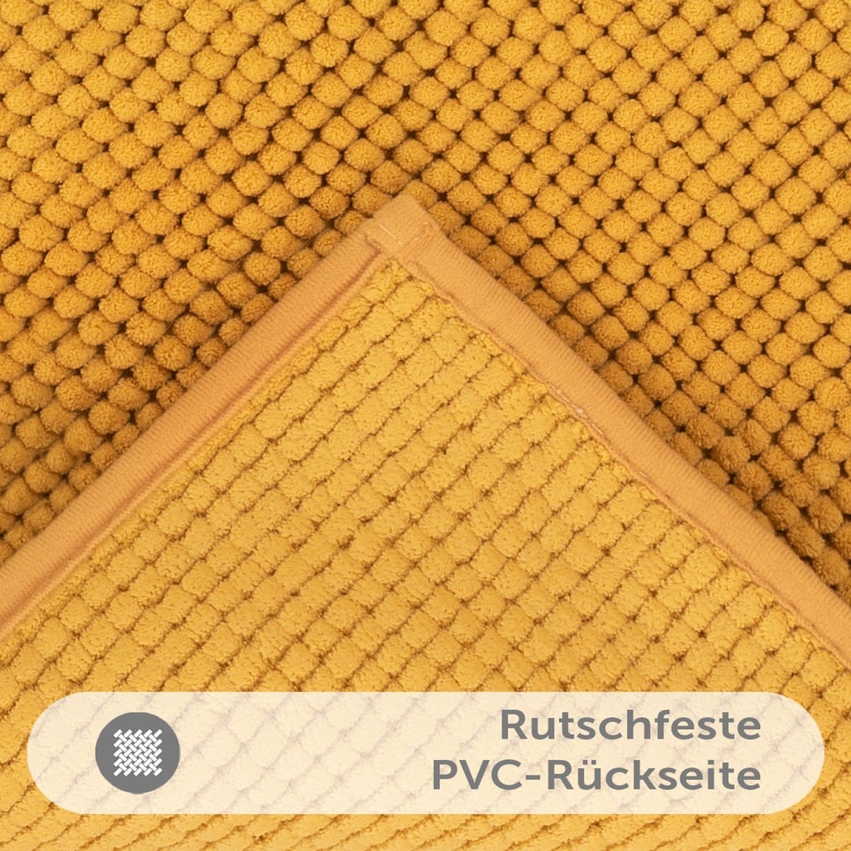BADEMATTE Chenille rutschfest - 