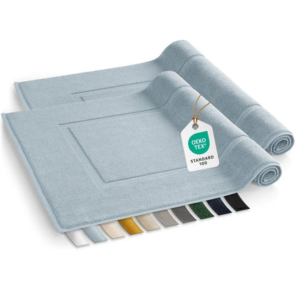 Badvorleger Terry 50x80 cm im 2er Set - 100% Baumwolle-