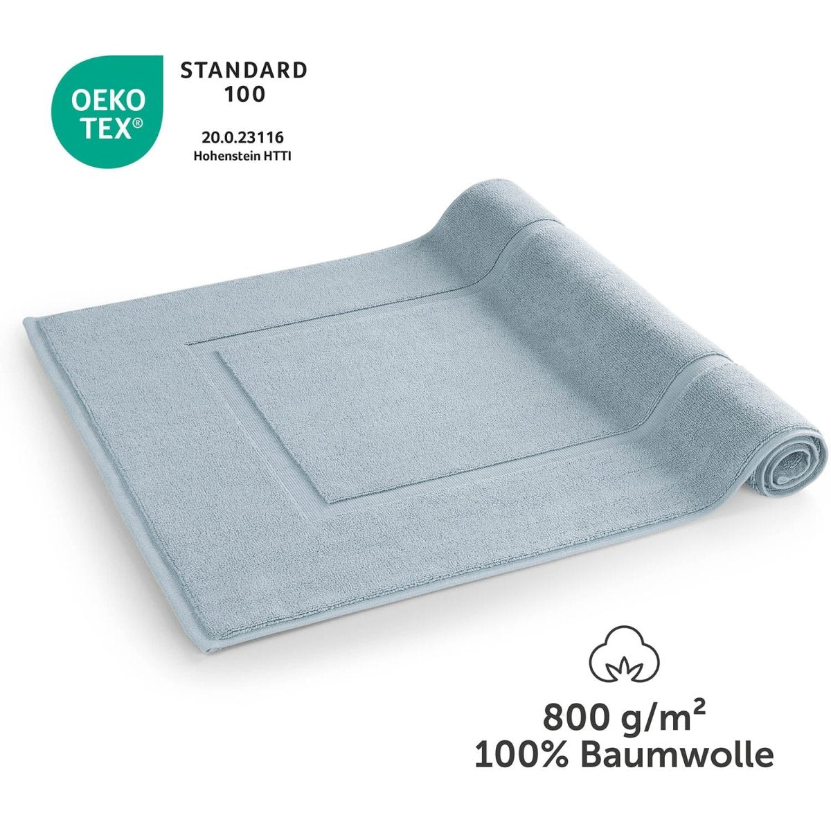 Badvorleger Terry 50x80 cm im 2er Set - 100% Baumwolle-