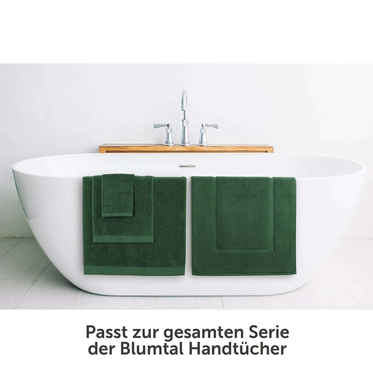Badvorleger Terry 50x80 cm im 2er Set - 100% Baumwolle-