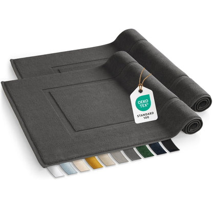 Badvorleger Terry 50x80 cm im 2er Set - 100% Baumwolle-