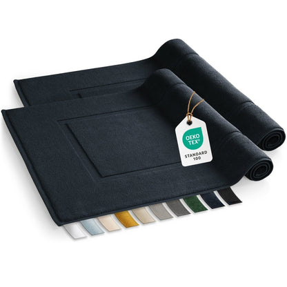 Badvorleger Terry 50x80 cm im 2er Set - 100% Baumwolle-