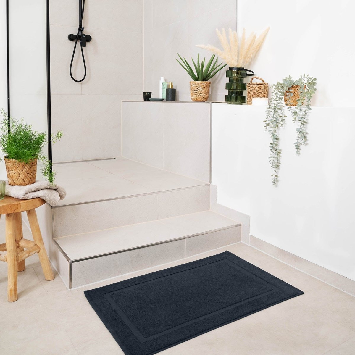 Badvorleger Terry 50x80 cm im 2er Set - 100% Baumwolle-