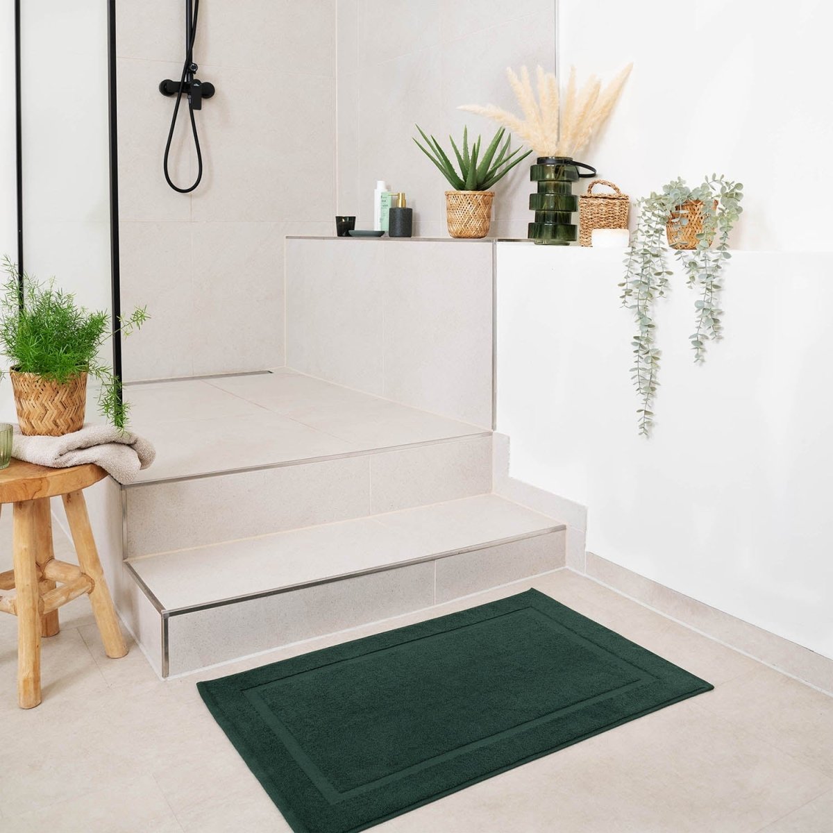 Badvorleger Terry 50x80 cm im 2er Set - 100% Baumwolle-