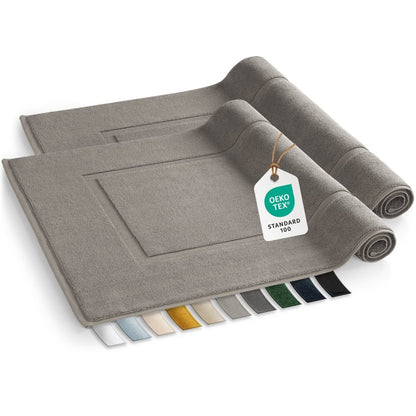 Badvorleger Terry 50x80 cm im 2er Set - 100% Baumwolle-