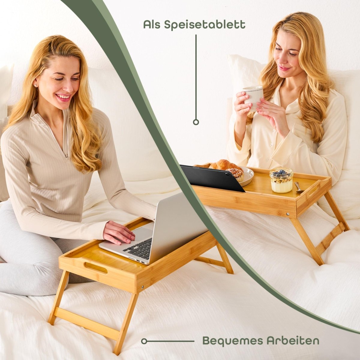 BETT - TABLETT aus Bambus - 