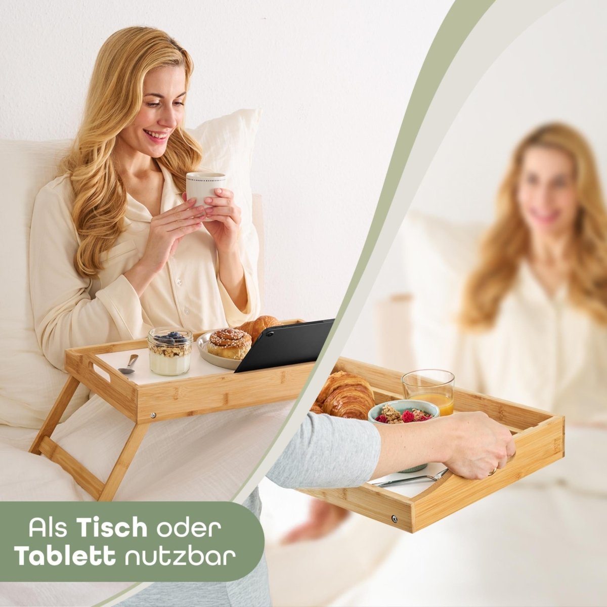 BETT - TABLETT aus Bambus - 