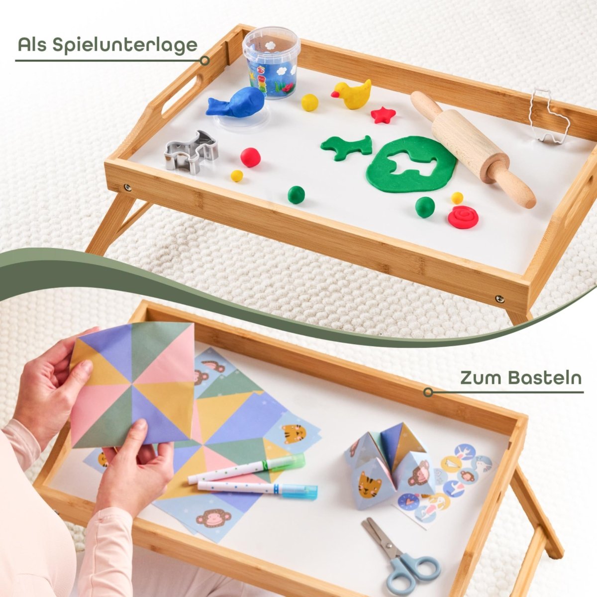 BETT - TABLETT aus Bambus - 