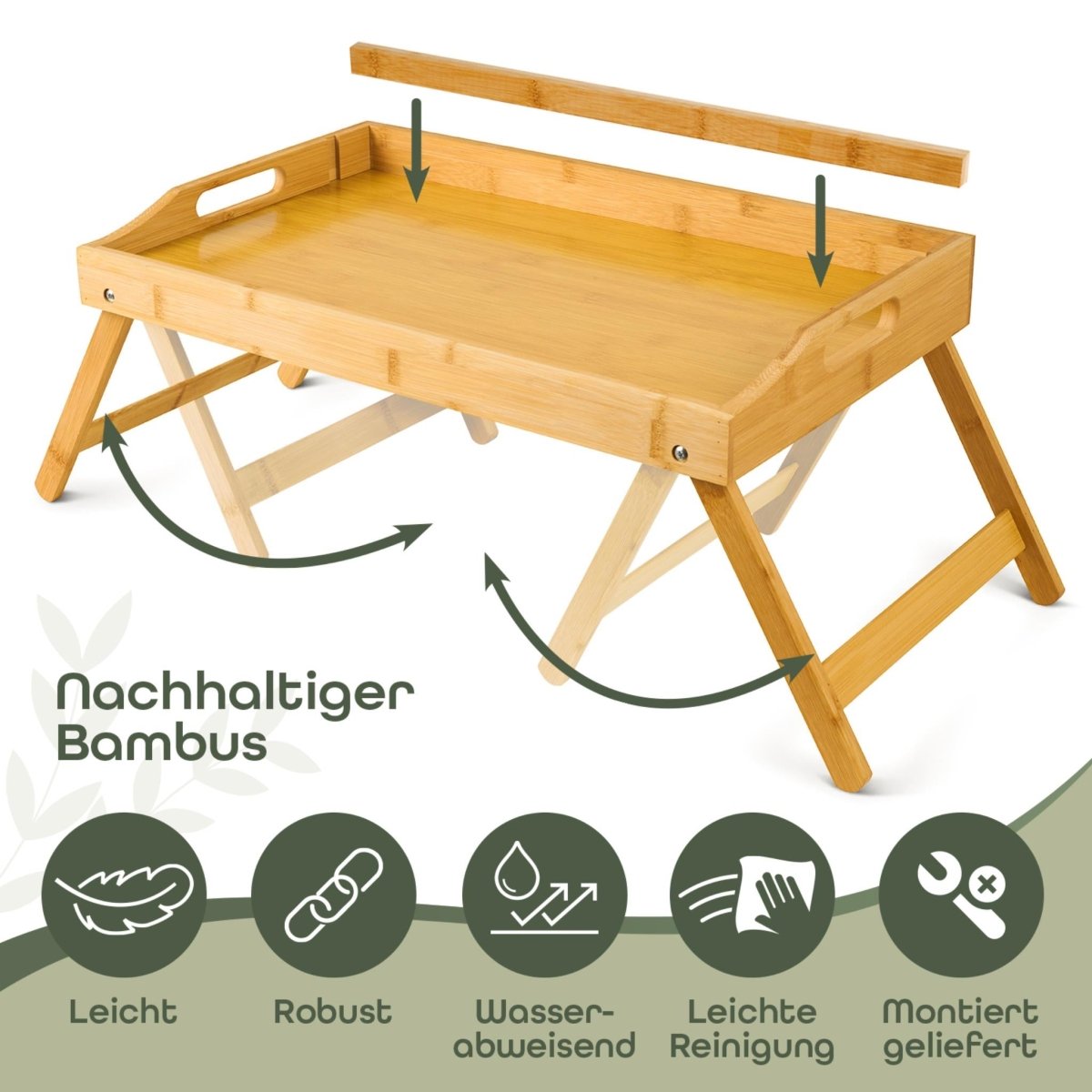 BETT - TABLETT aus Bambus - 