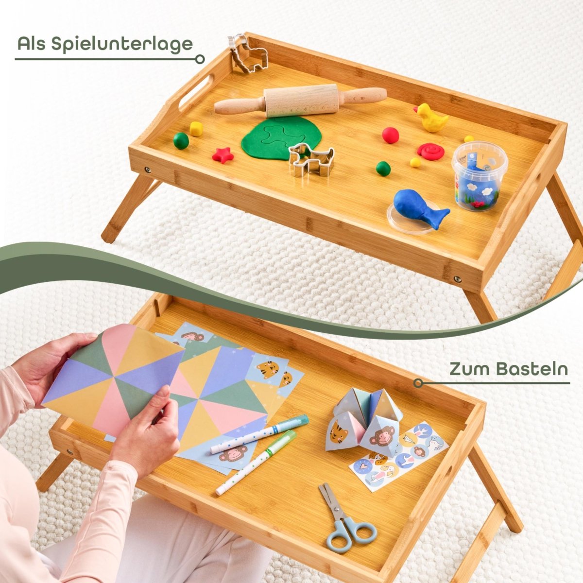 BETT - TABLETT aus Bambus - 