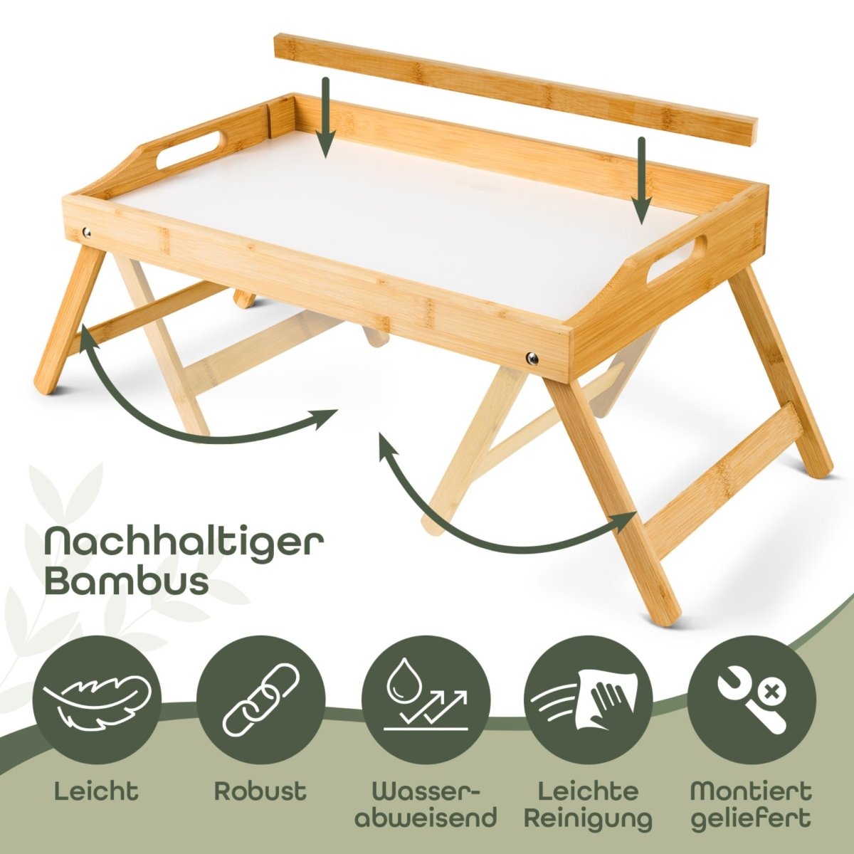 BETT - TABLETT aus Bambus - 