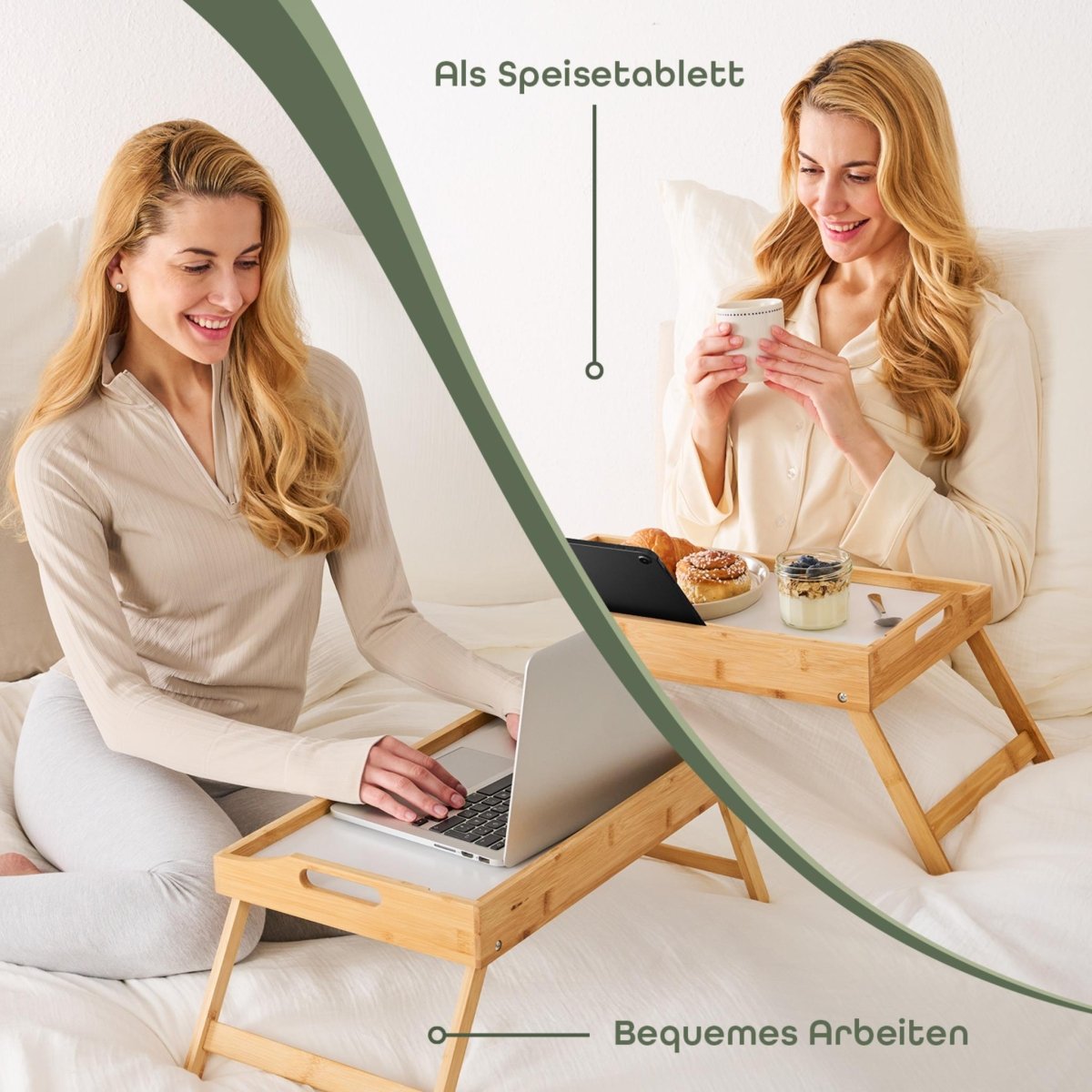 BETT - TABLETT aus Bambus - 