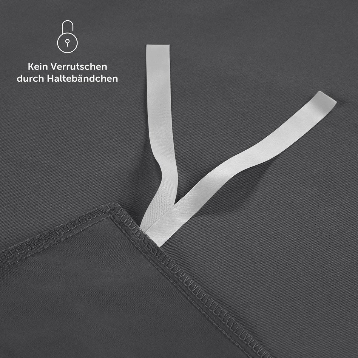 BETTBEZUG Ebba - mit Wendedesign &amp; Kissenbezug, Oeko - Tex Zertifiziert - 