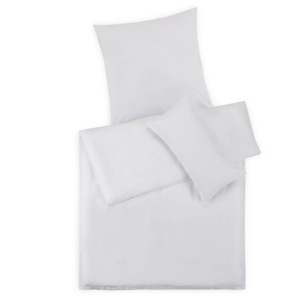 BETTBEZUG Isabella - Baumwolle, Premium Mako Satin mit Kissenbezug - 
