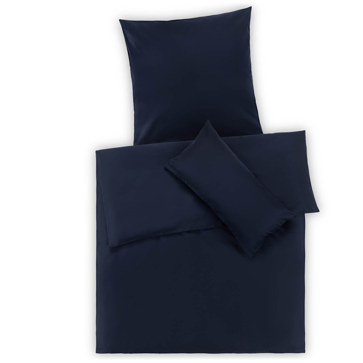 BETTBEZUG Isabella - Baumwolle, Premium Mako Satin mit Kissenbezug - 