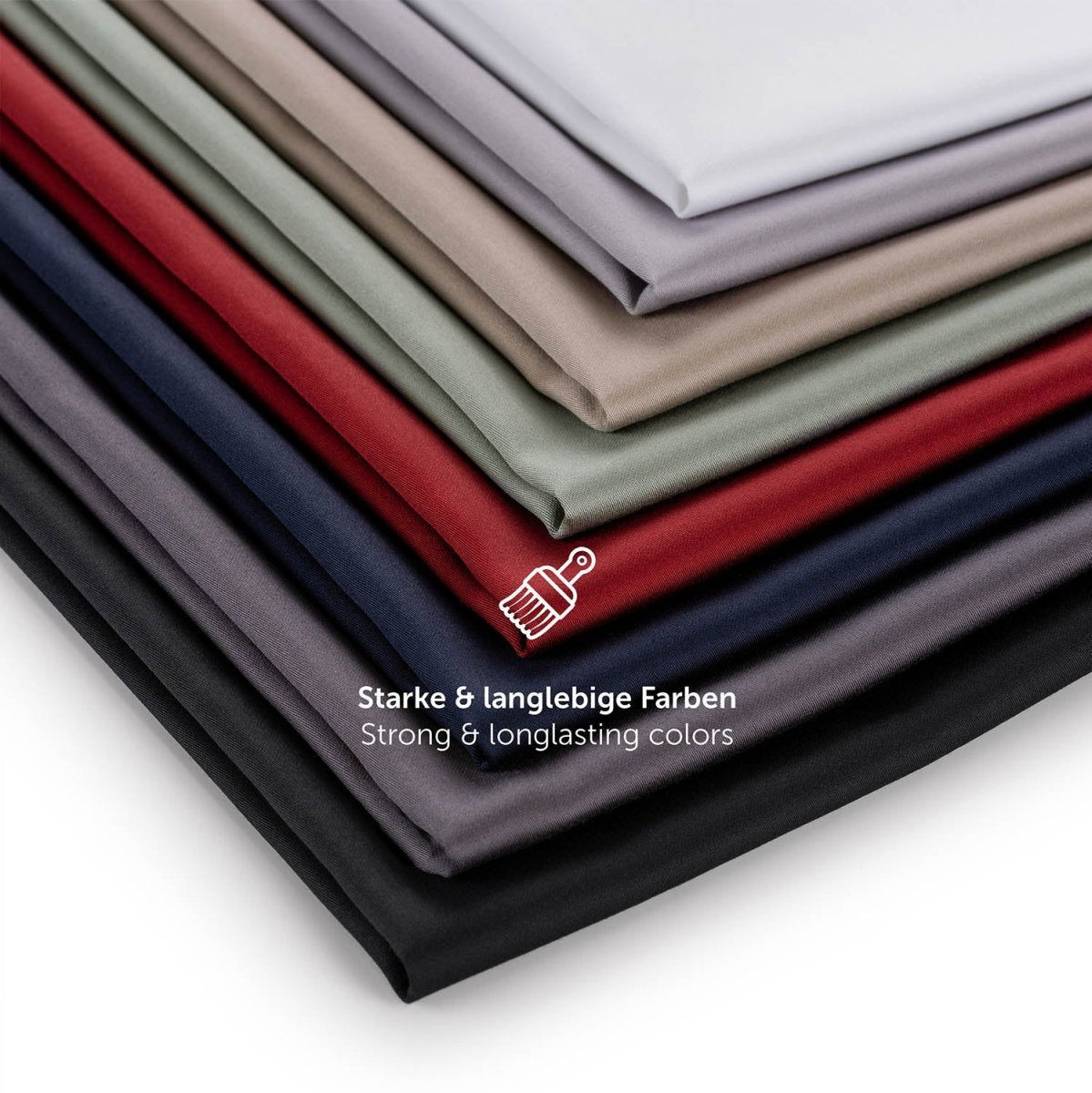 BETTBEZUG Isabella - Baumwolle, Premium Mako Satin mit Kissenbezug - 