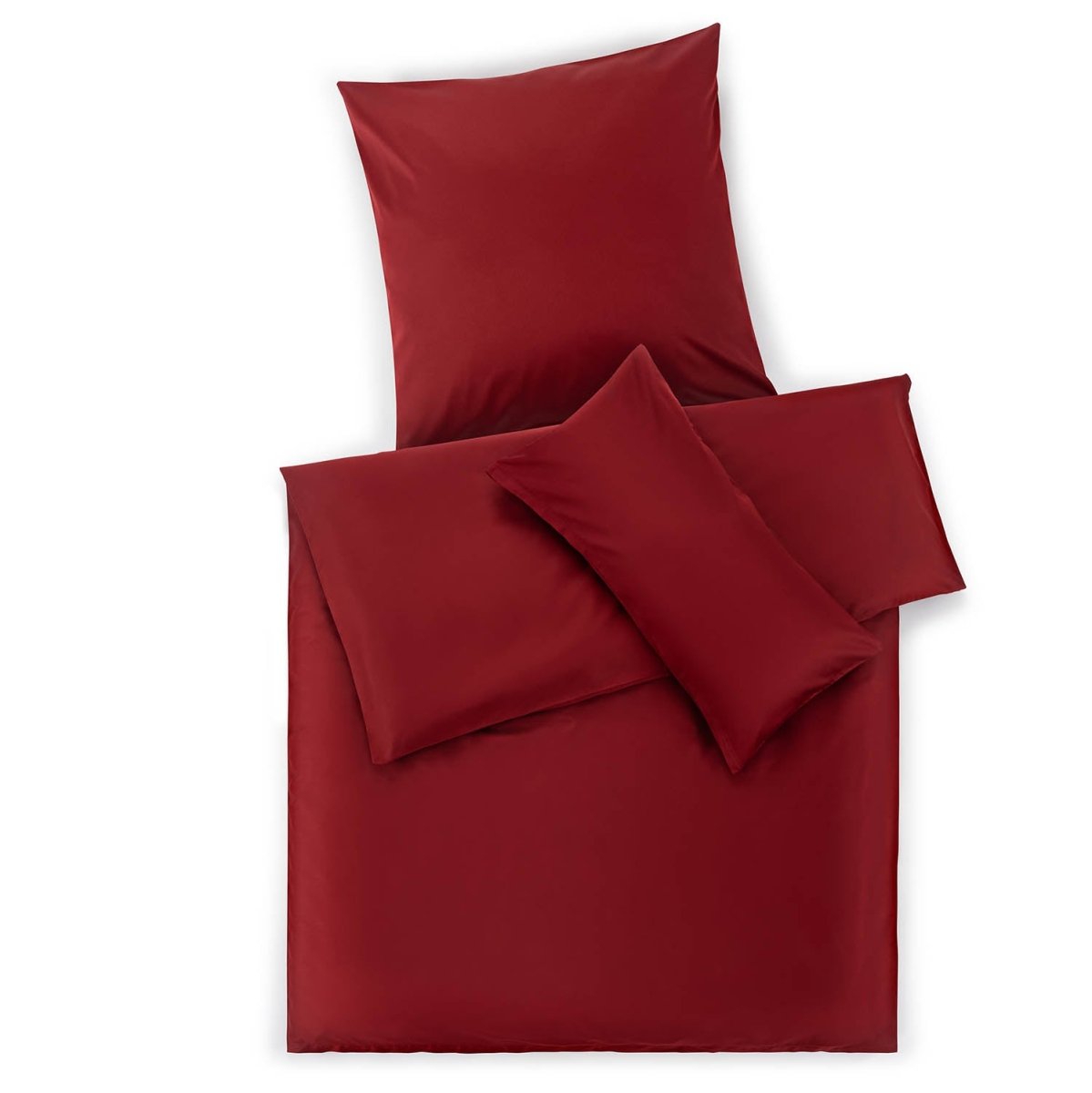 BETTBEZUG Isabella - Baumwolle, Premium Mako Satin mit Kissenbezug - 
