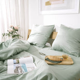 BETTBEZUG Isabella - Baumwolle, Premium Mako Satin mit Kissenbezug - 