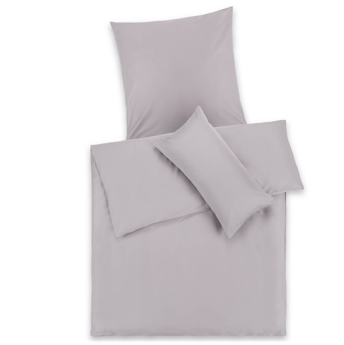 BETTBEZUG Isabella - Baumwolle, Premium Mako Satin mit Kissenbezug - 