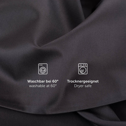 BETTBEZUG Isabella - Baumwolle, Premium Mako Satin mit Kissenbezug - 
