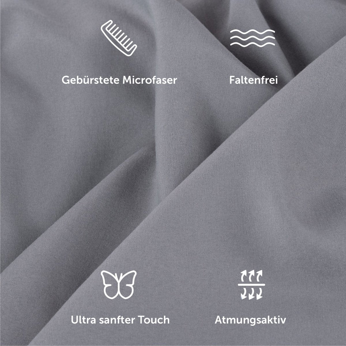 BETTBEZUG Nova - Mikrofaser, Oeko - Tex Zertifiziert - 