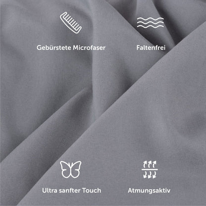 BETTBEZUG Nova - Mikrofaser, Oeko - Tex Zertifiziert - 