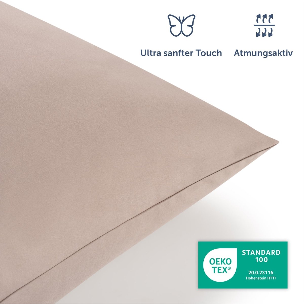 BETTBEZUG Nova - Mikrofaser, Oeko - Tex Zertifiziert - 