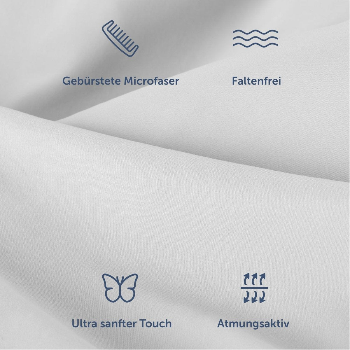 BETTBEZUG Nova - Mikrofaser, Oeko - Tex Zertifiziert - 