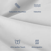 BETTBEZUG Nova - Mikrofaser, Oeko - Tex Zertifiziert - 