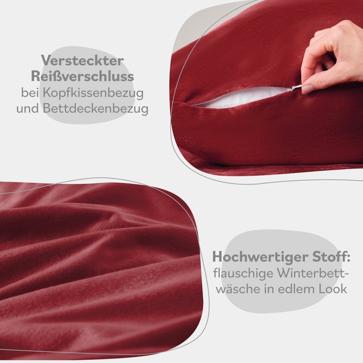 BETTWÄSCHE Forseti Cashmere - Touch - Oeko - Tex - 