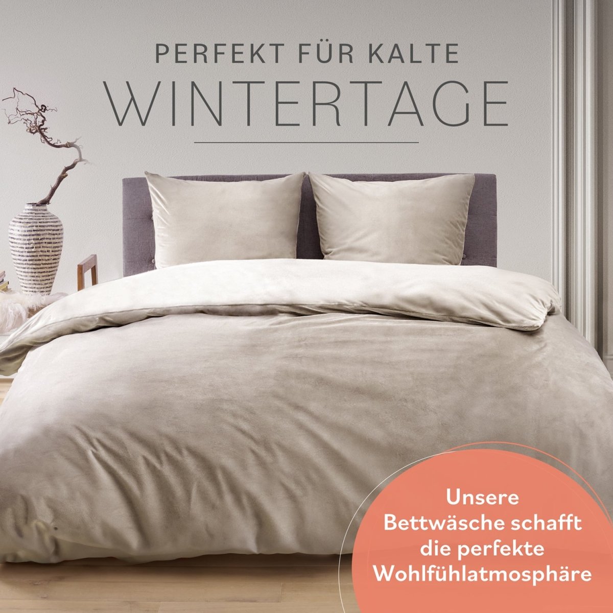 BETTWÄSCHE Forseti Cashmere - Touch - Oeko - Tex - 