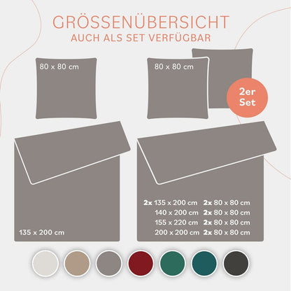 BETTWÄSCHE Forseti Cashmere - Touch - Oeko - Tex - 