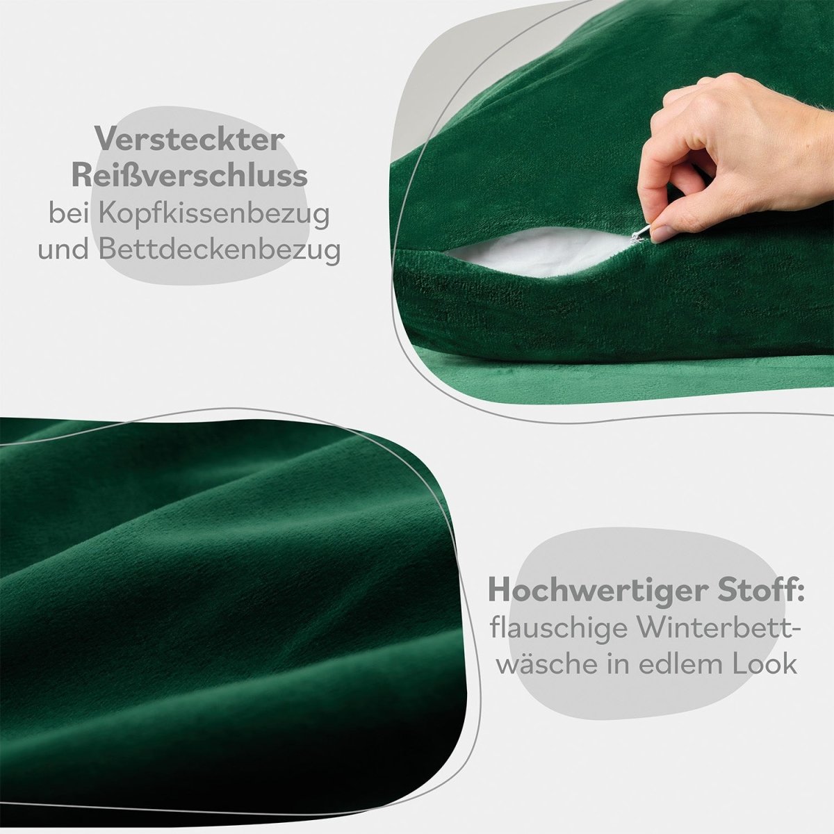 BETTWÄSCHE Forseti Cashmere - Touch - Oeko - Tex - 